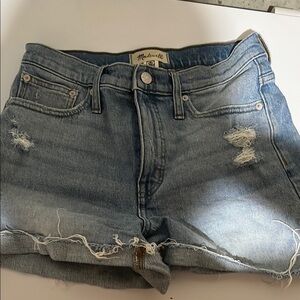 Madewell Distressed Denim Shorts
